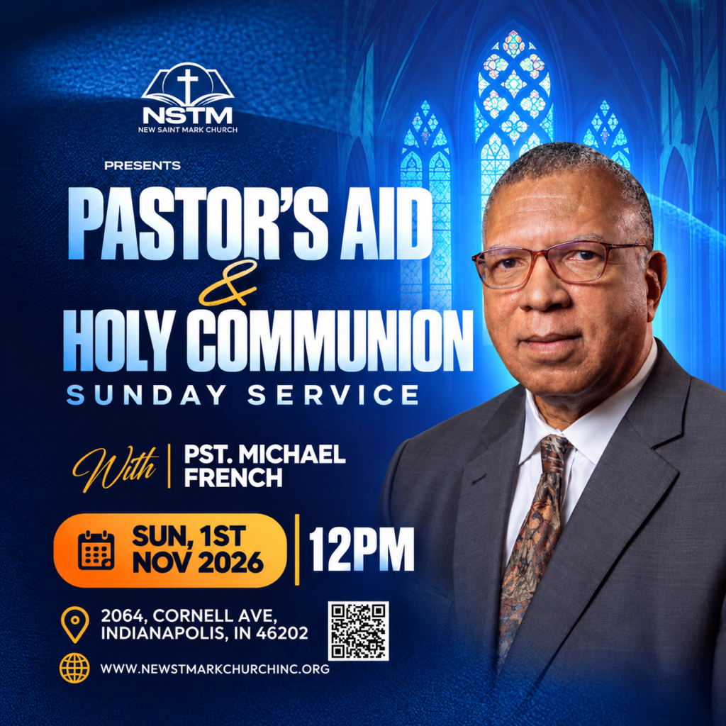 Pastor’s Aid Holy Communion Flyer
